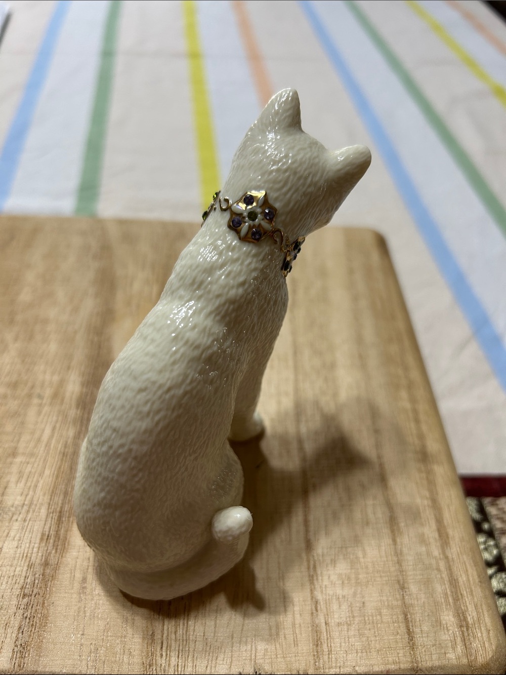 Vintage Lenox Classic Cat Collection “First Kiss” Cat Figurine Retired 1980’s - Picture 5 of 12